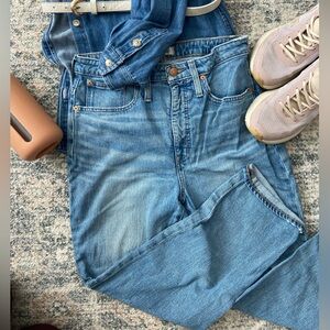 Madewell Classic Straight Leg Jeans SOLD OUT Meadowland Wash